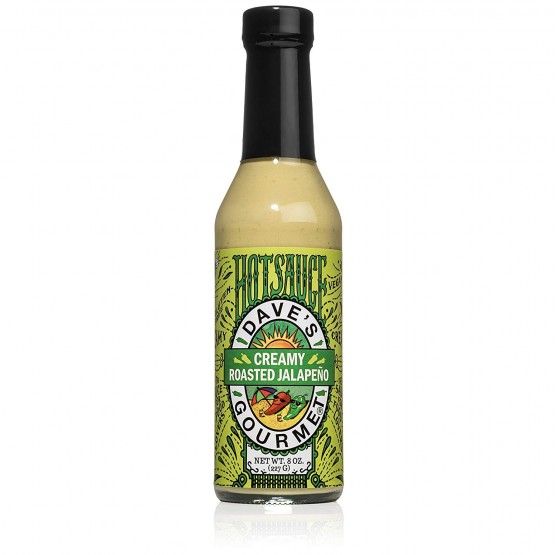 Dave's Gourmet Creamy Roasted Green Jalapeno Hot Sauce