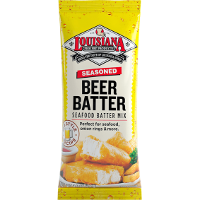 Louisiana Seasoned Beer Batter seafood batter Mix