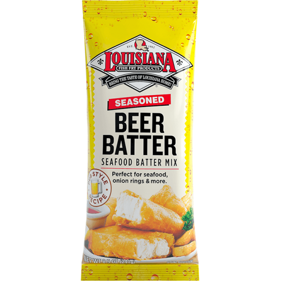 Louisiana Seasoned Beer Batter seafood batter Mix