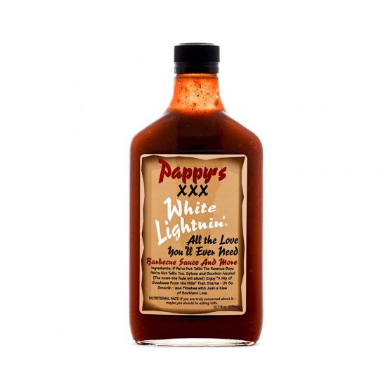 Pappy's XXX White Lighting Barbeque Sauce