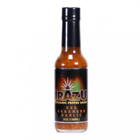 Irazu XXX Habanero with Garlic Crushed Pepper Sauce