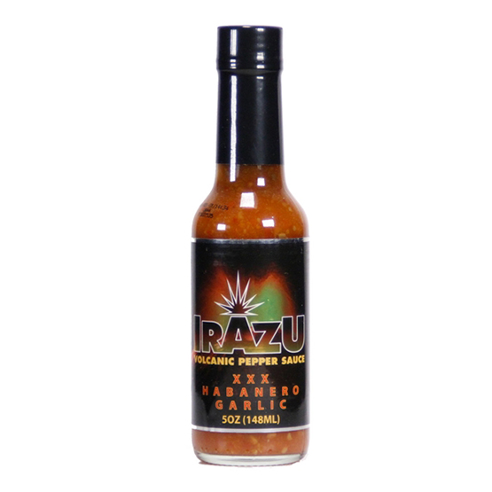 Irazu XXX Habanero with Garlic Crushed Pepper Sauce